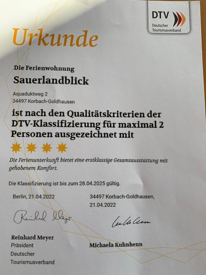 Ferienwohnung Sauerlandblick Goldhausen Bagian luar foto